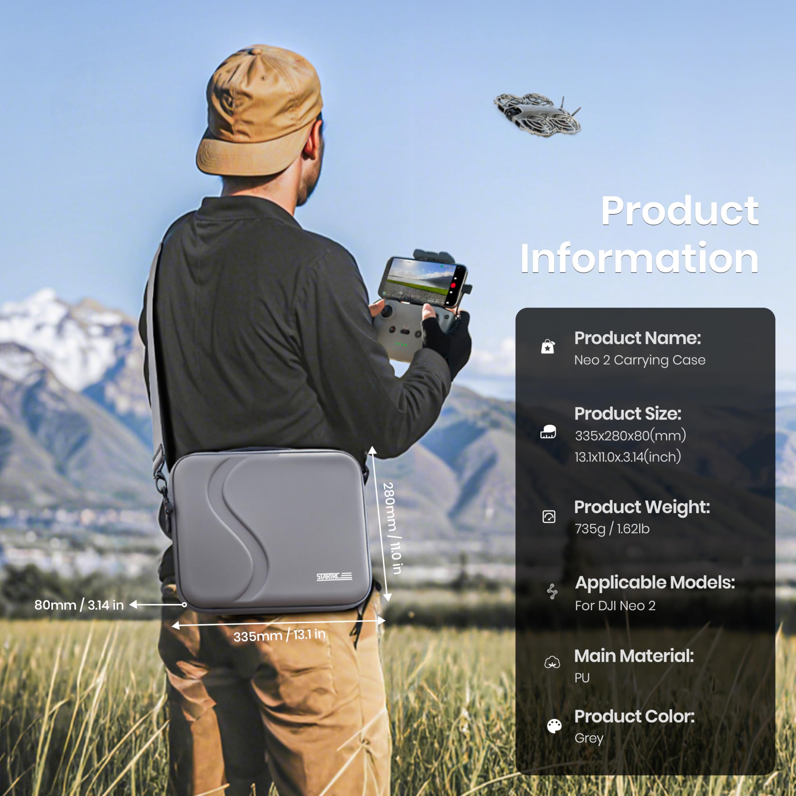 Drone Carrying Case - Tas Pembawa untuk Aksesoris DJI Neo
