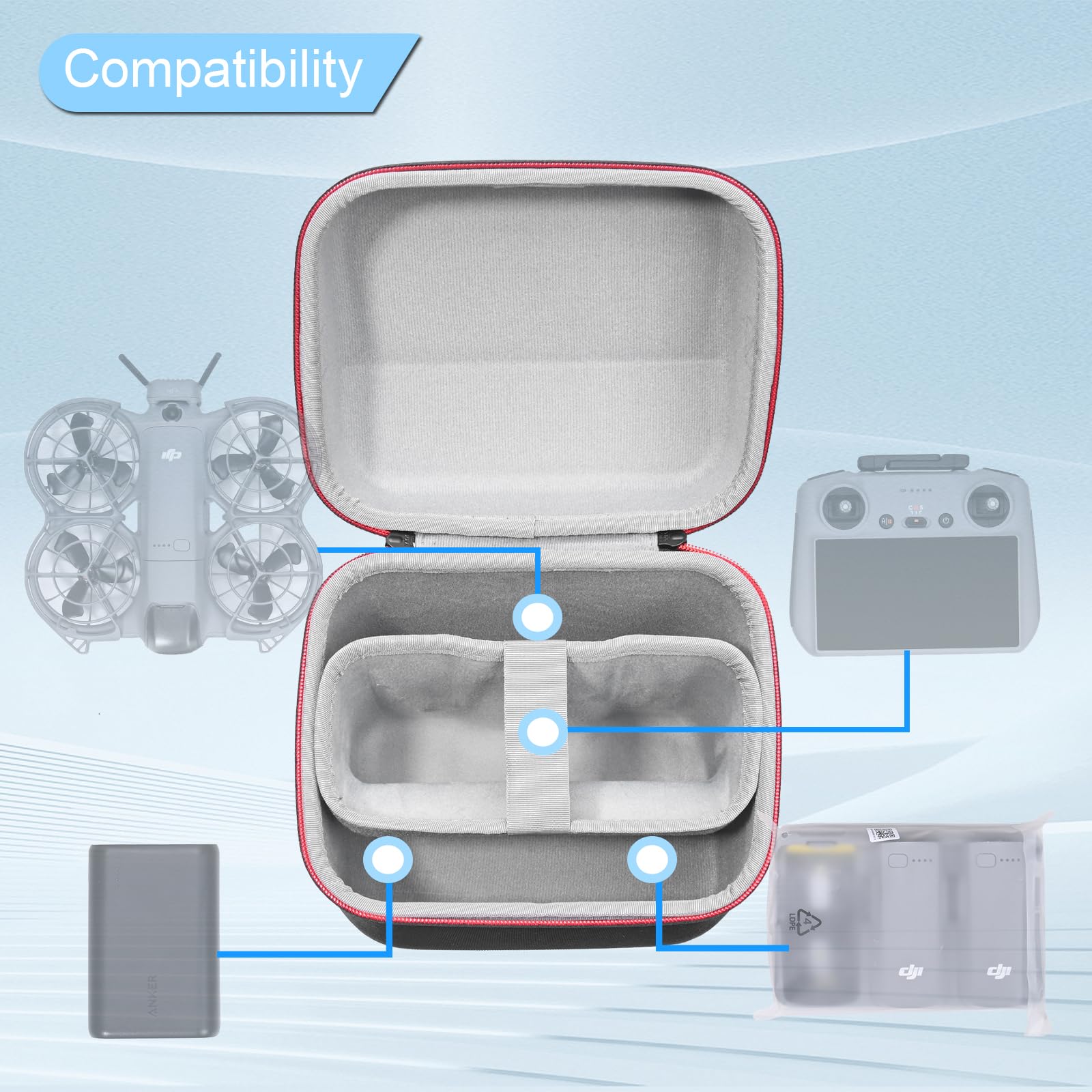 Tas Jinjing Portabel untuk DJI - Drone Charging Hub ulasan dan harga