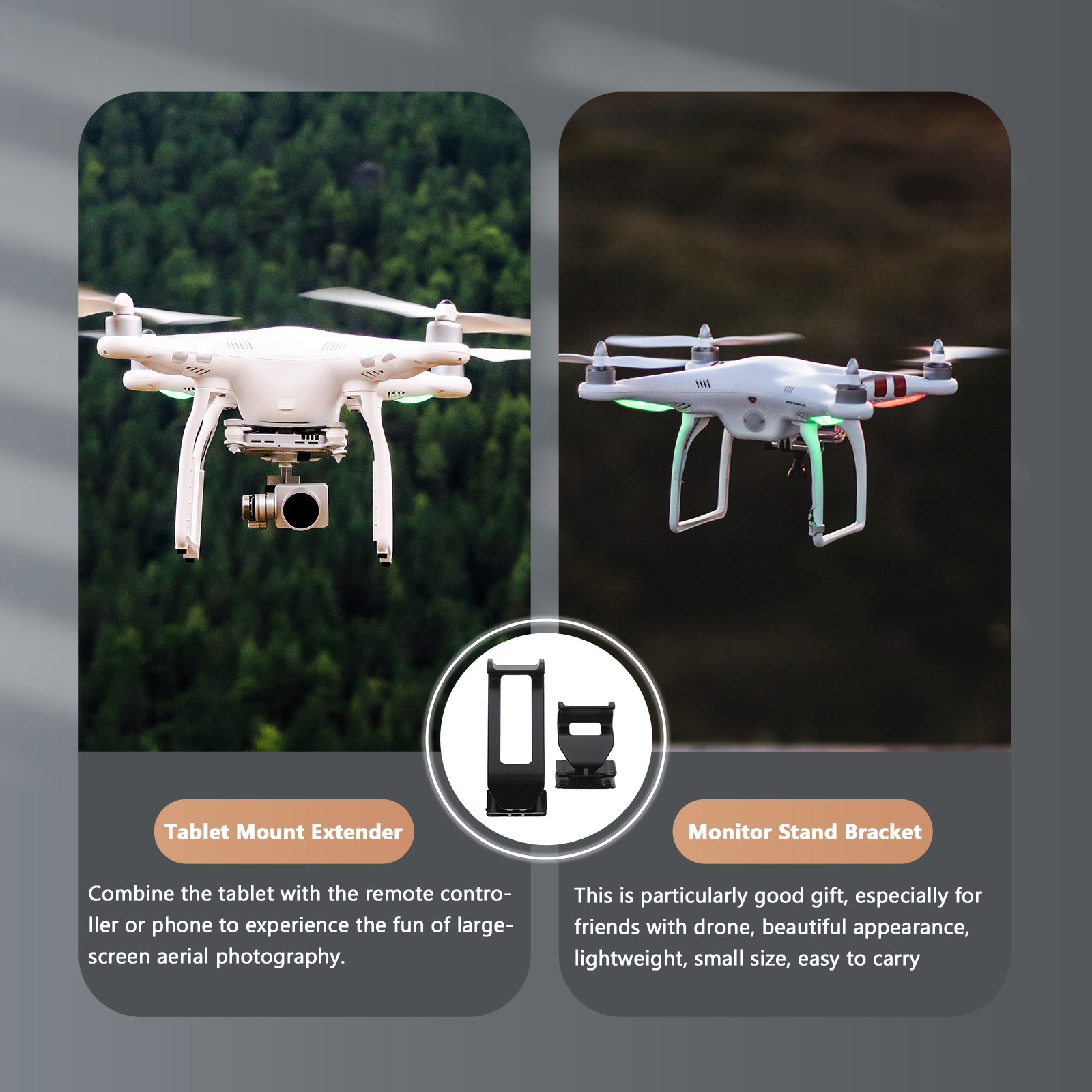 1Set Braket Penyangga Ponsel/T - Drone Tablet Mount ulasan dan harga